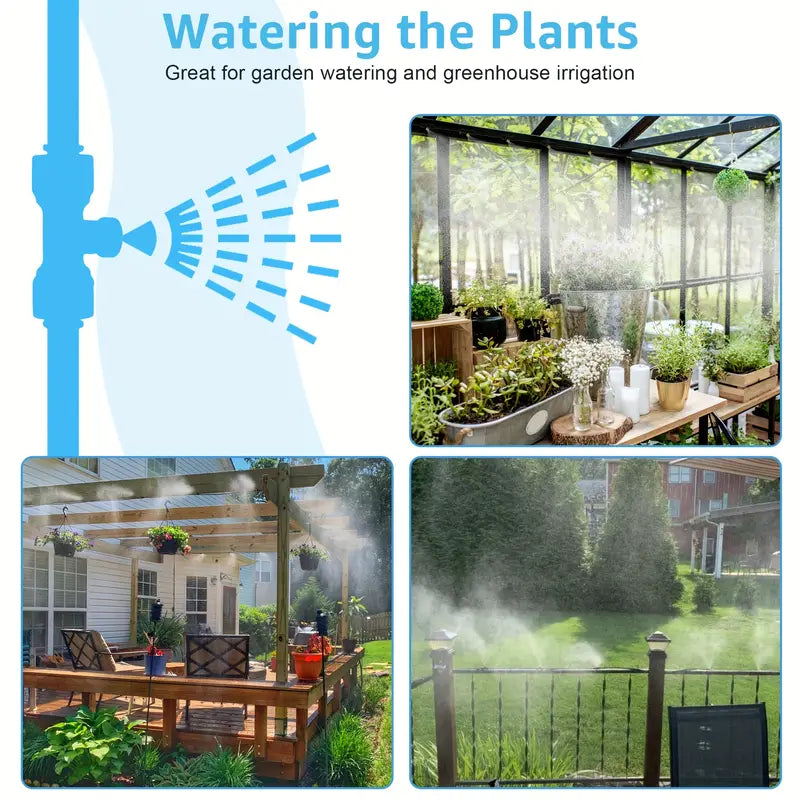 BowLift | Irrigation system for the garden – Drip irrigation kit with adjustable spray head and accessories