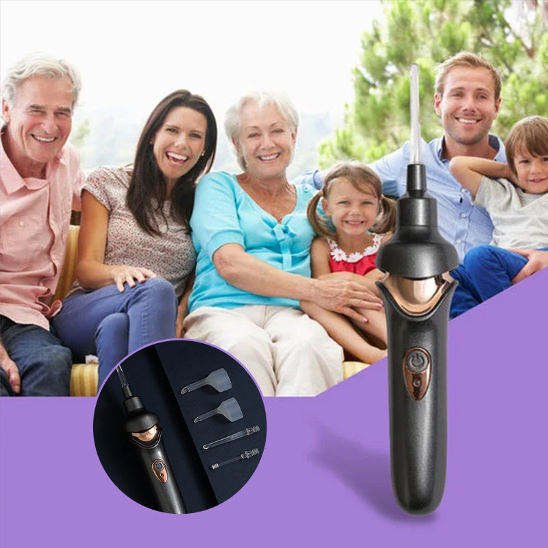 BowLift | EarSoft | Electric Ear Cleaner with Soft Silicone Tips