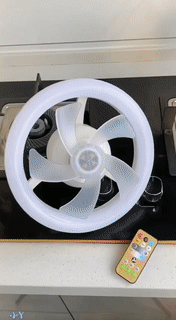 BowLift | 2 in 1 Swivel Fan LED Lamp