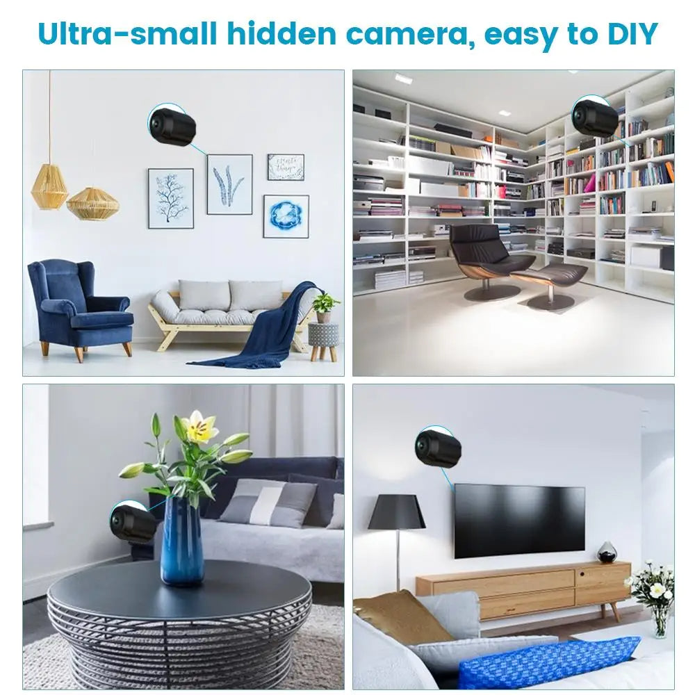 BowLift | Hidden Spy Cam with 360° Foldable Lens - Wireless Mini Camera