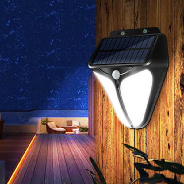 BowLift | Solar Intelligent Triangle Outdoor Waterproof Body Sensor Patio LED Wall Light