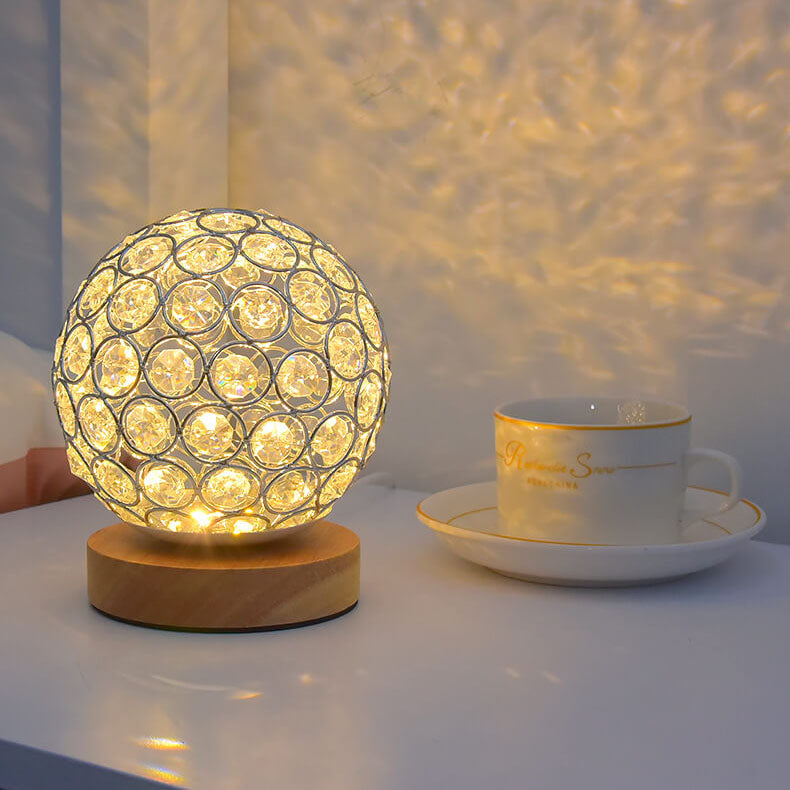 BowLift | Modern Minimalistic Round USB Rechargeable LED Night Light Table Lamp