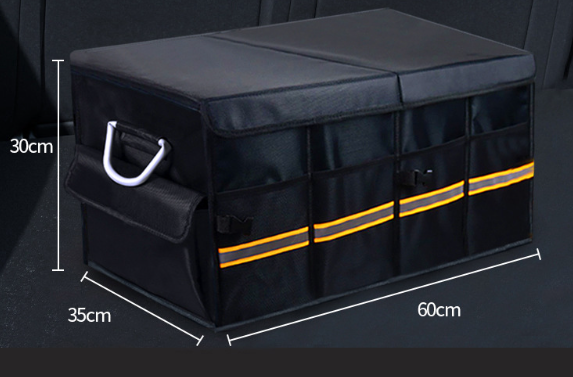 BowLift | Car Trunk Organizer Foldable Cover Durable Sturdy Thickened Plate Collapsible Trunk Storage Box