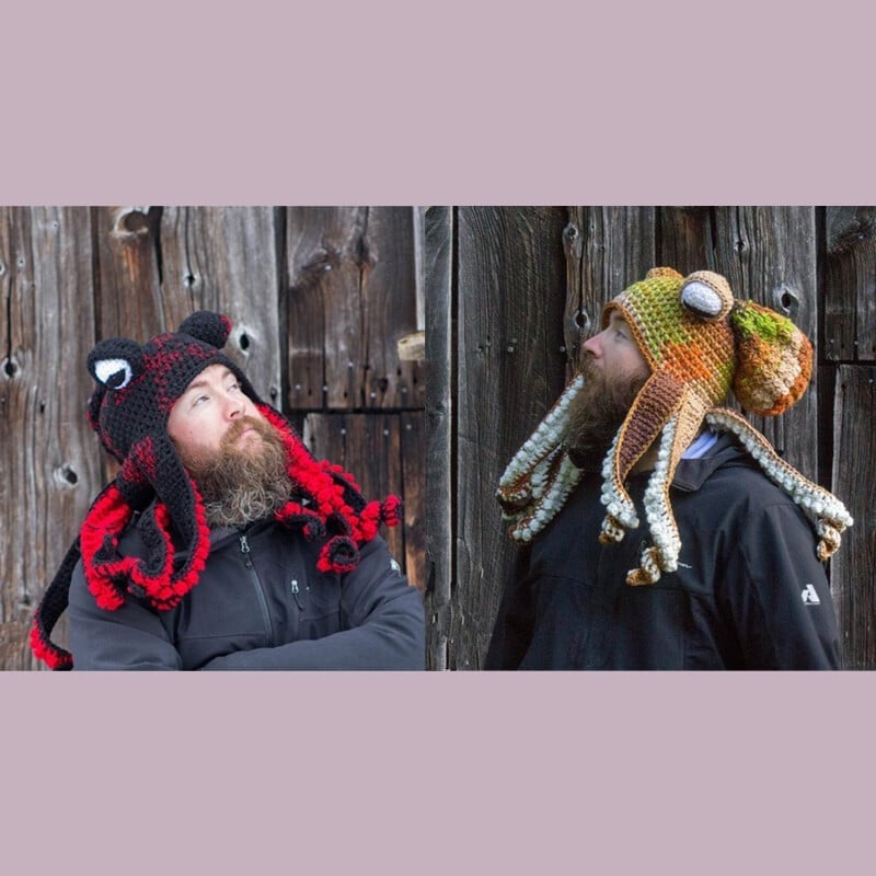 BowLift | Crochet Octopus Hat —— A very good birthday/Christmas gift