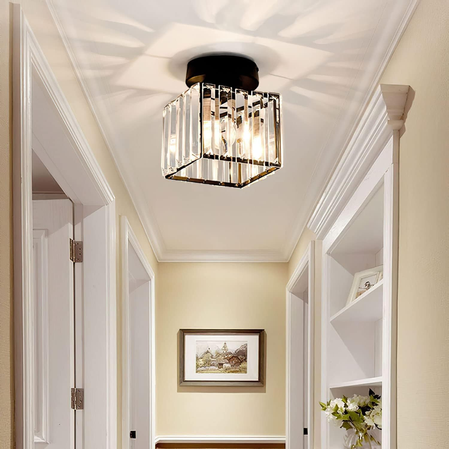 BowLift | Crystal Glass Ceiling Light for Modern Interiors