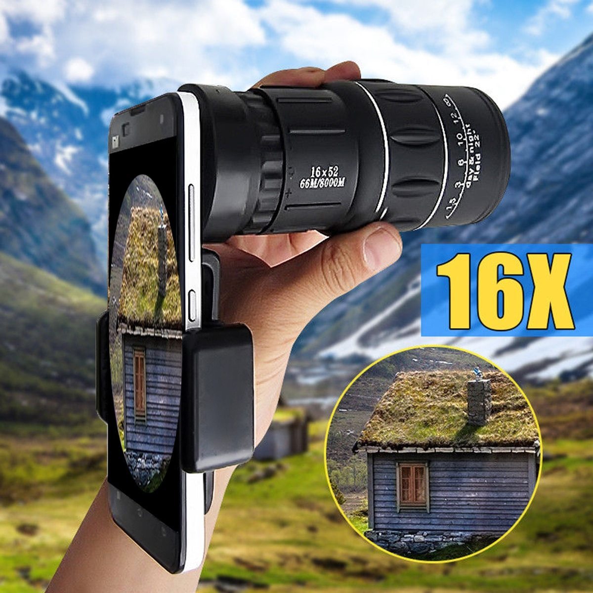BowLift | Hiking Monocular Digital Binocular Lens Camera HD