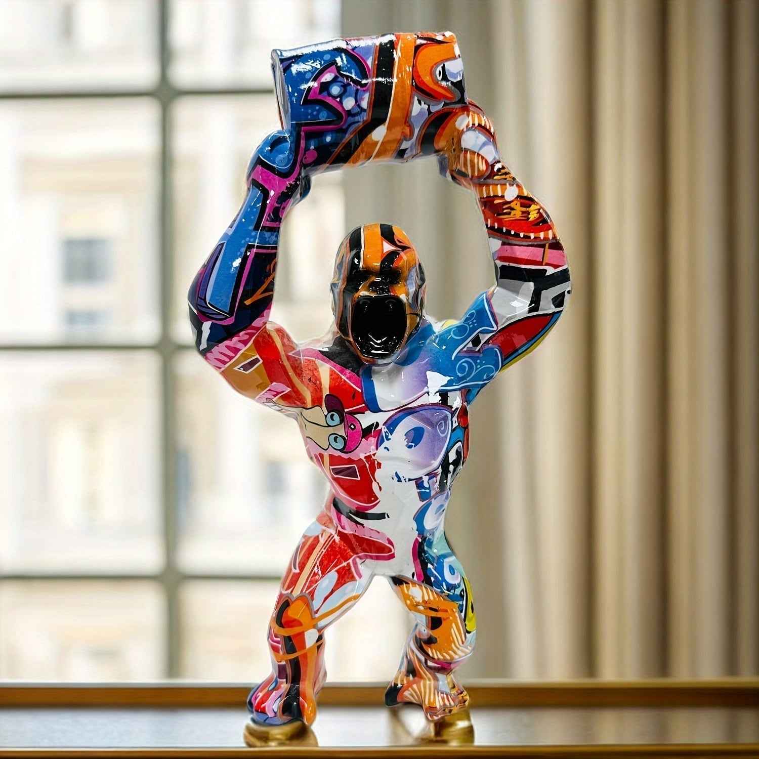 BowLift | Luxury Graffiti Donkey Kong Barrel Sculpture