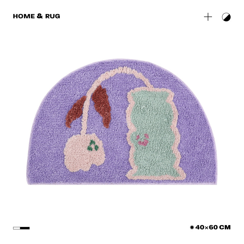 BowLift | Wonderful small flower bath mat