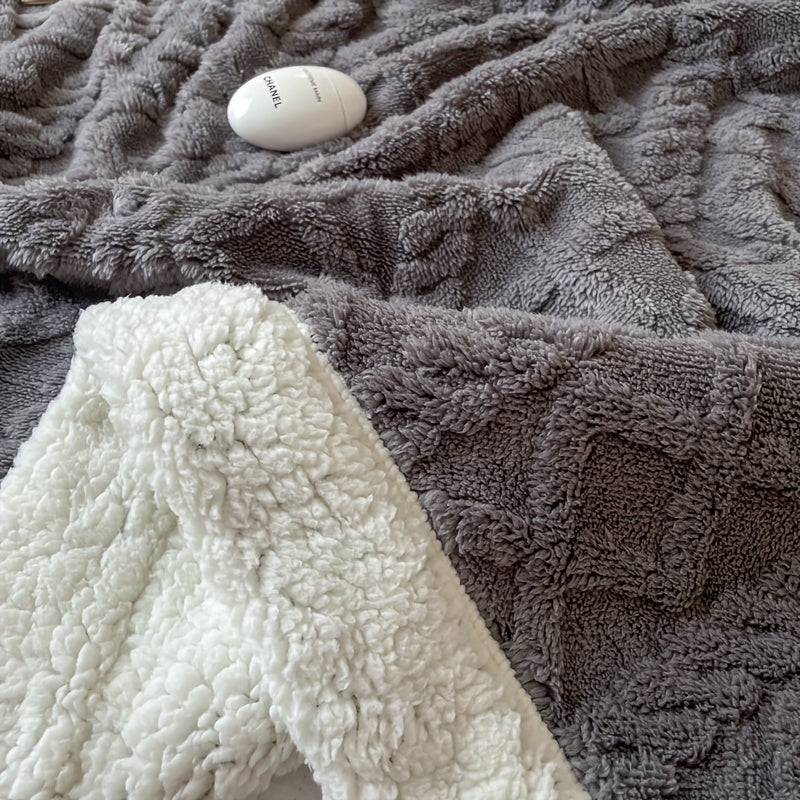 BowLift | CozyNest - Reversible Fleece Blanket for Fall and Winter