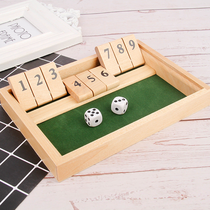 BowLift | Shut The Box Game - Fun Table Math Game for Adults & Children