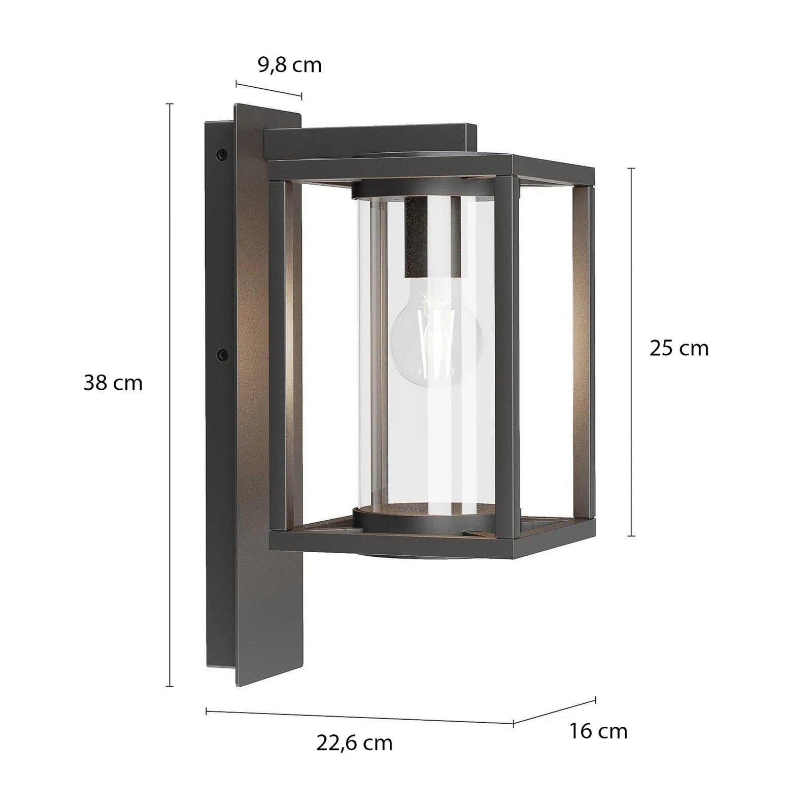LumeGuard – Outdoor Garden Light with Glass Diffuser