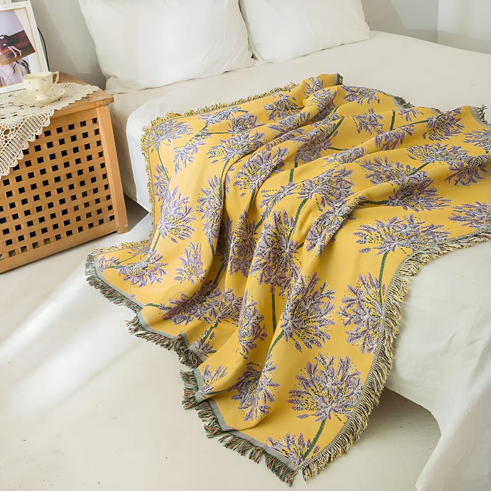 BowLift | Agapanthus Tassel Blanket