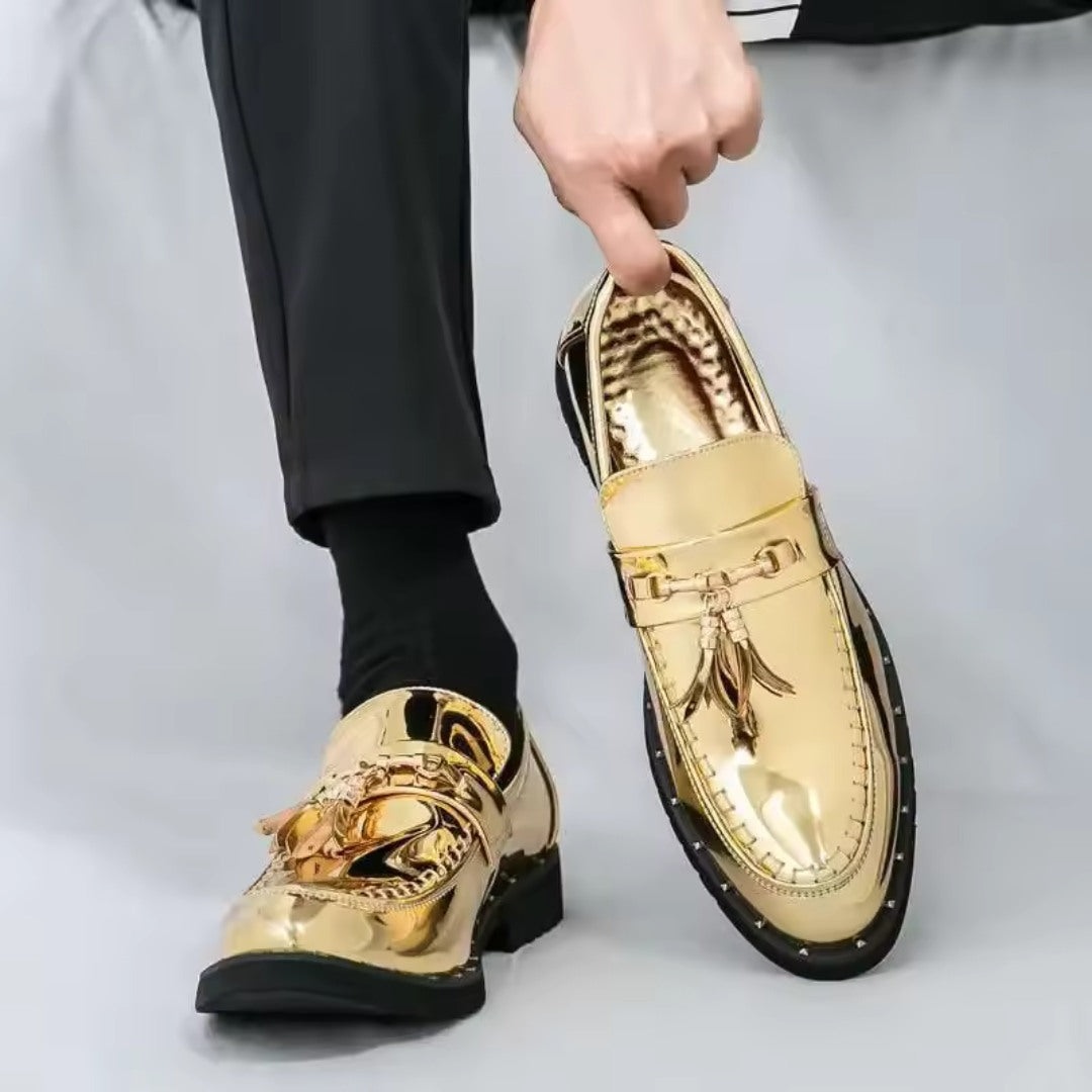 Tassel Loafers with Classic Metal Bit
