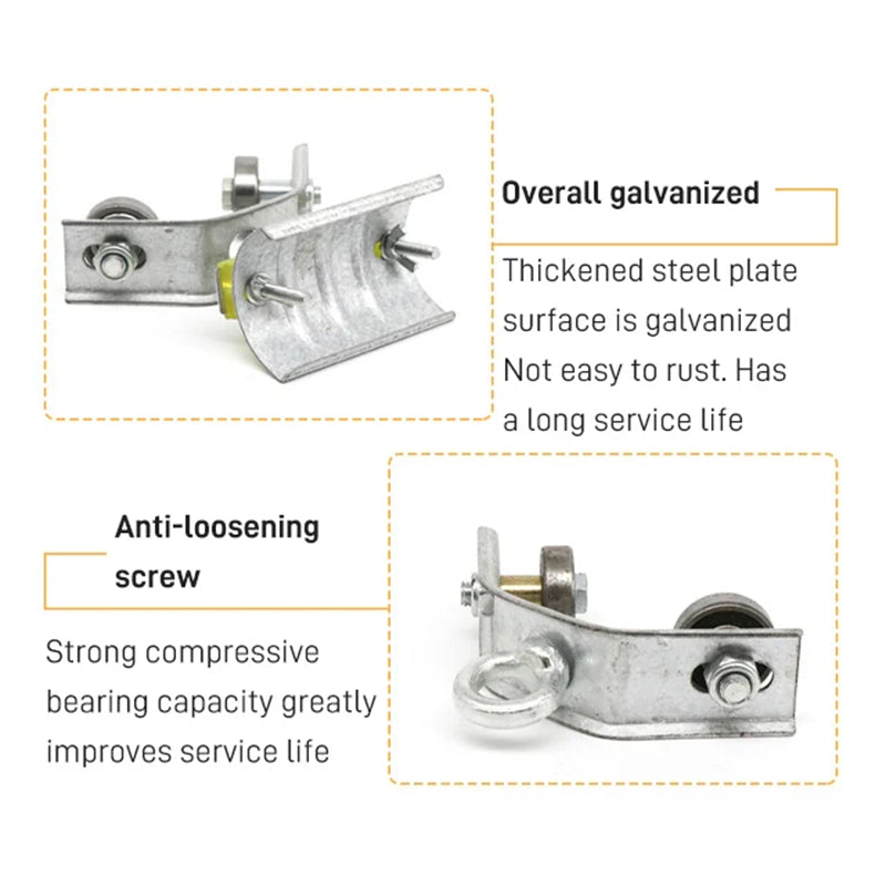 BowLift | Angle Iron Track Hanging Line Pulley