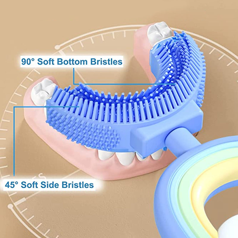 BowLift | Children's Rainbow U-shaped Toothbrush