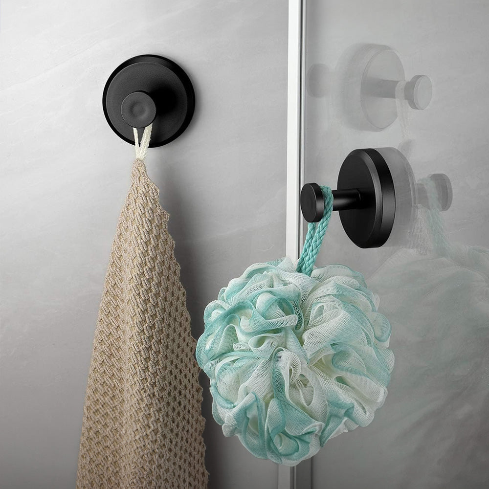 BowLift | Suction Hooks – BathroomBuddy – Holds firmly – Easy installation (2 pieces)