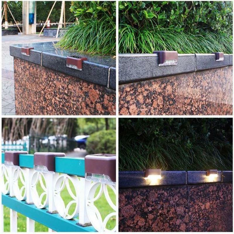 BowLift | Waterproof Stair Solar Lights for Outdoors (4 pieces)