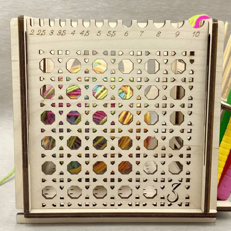 BowLift | All-in-one Wood Yarn Bowl - Multifunctional Knitting Tool