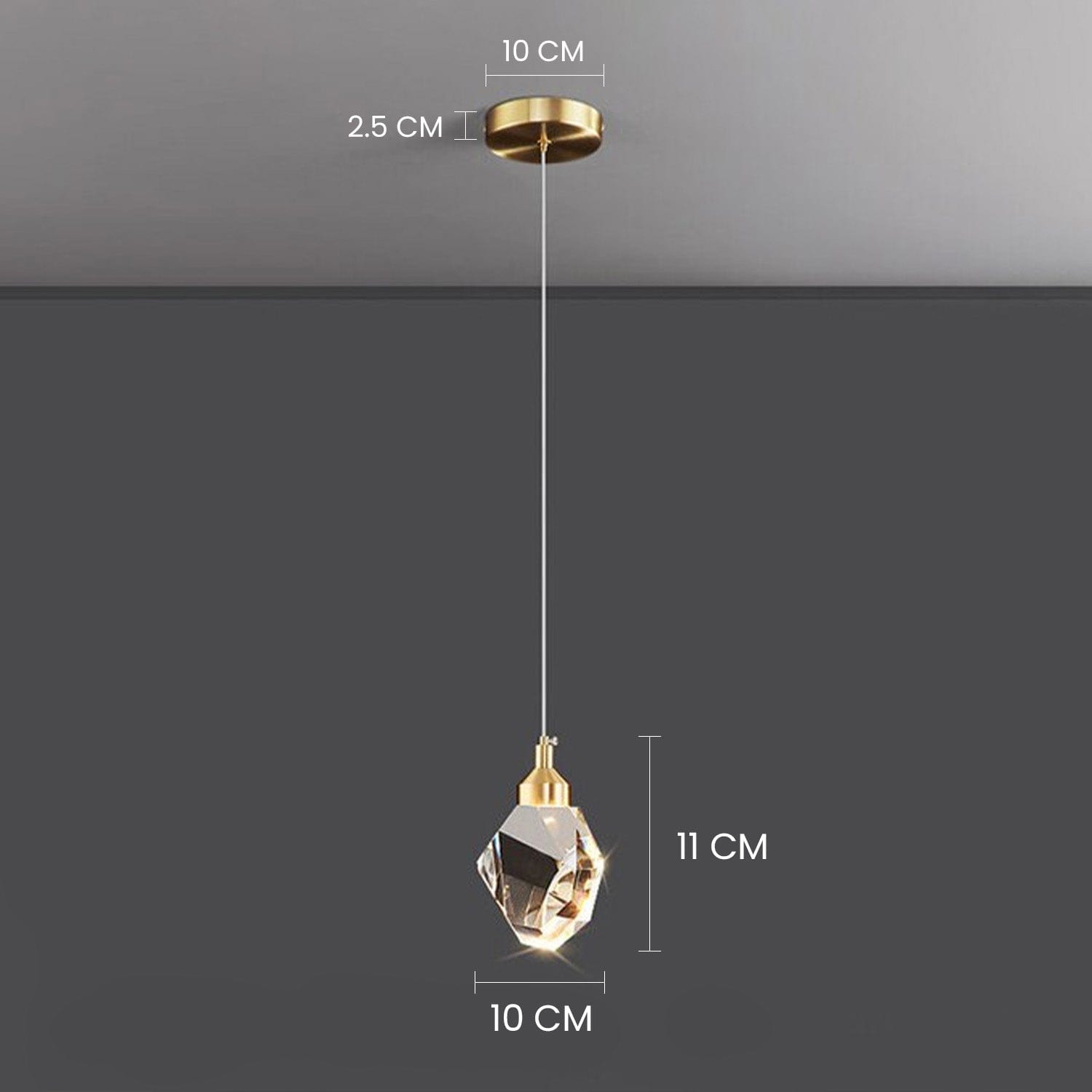 BowLift | Crown Jewel pendant light