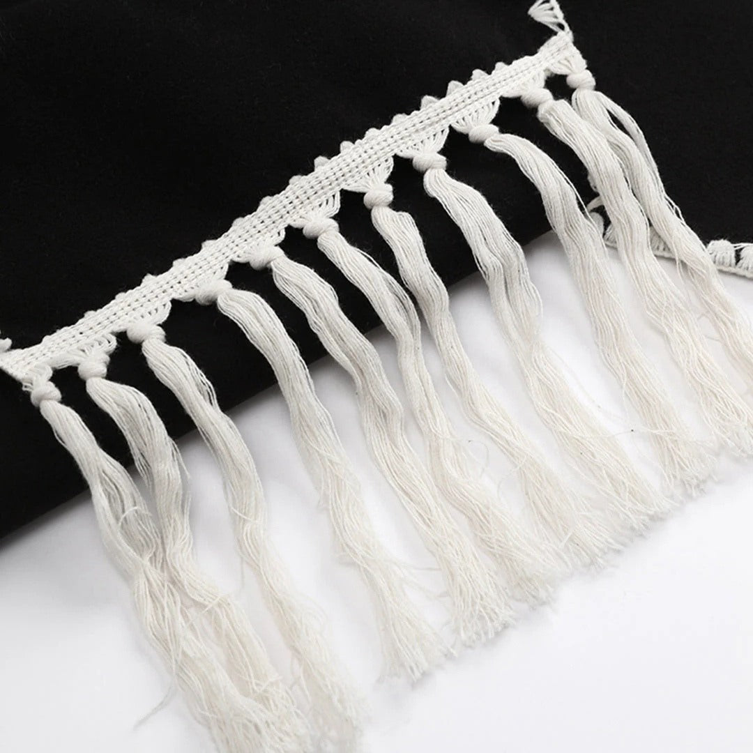 Scarf Coat in Soft Fabric with 2-in-1 Layered Design