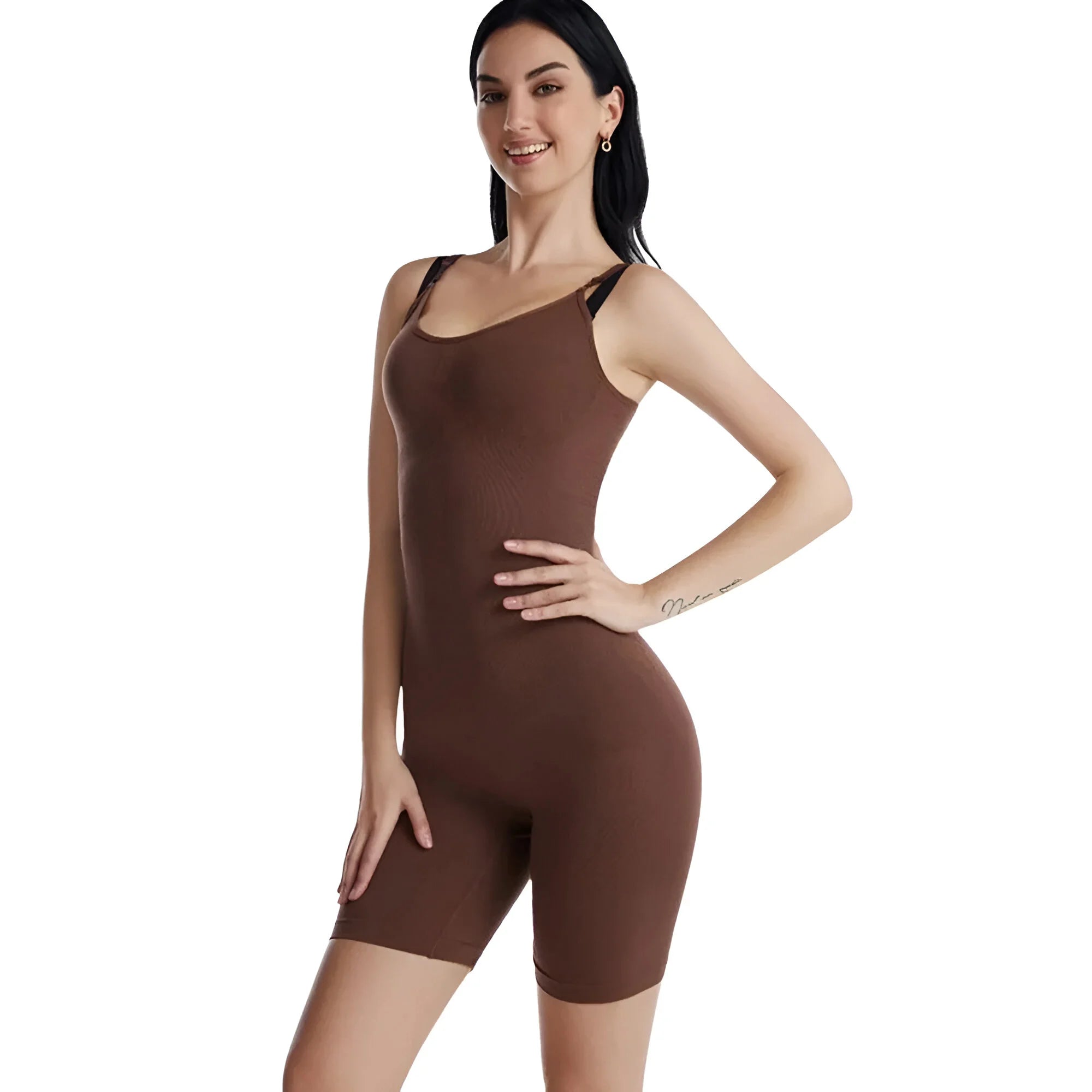 CurveLuxe – Waist-Cinching Bodysuit Sculpting Shapewear