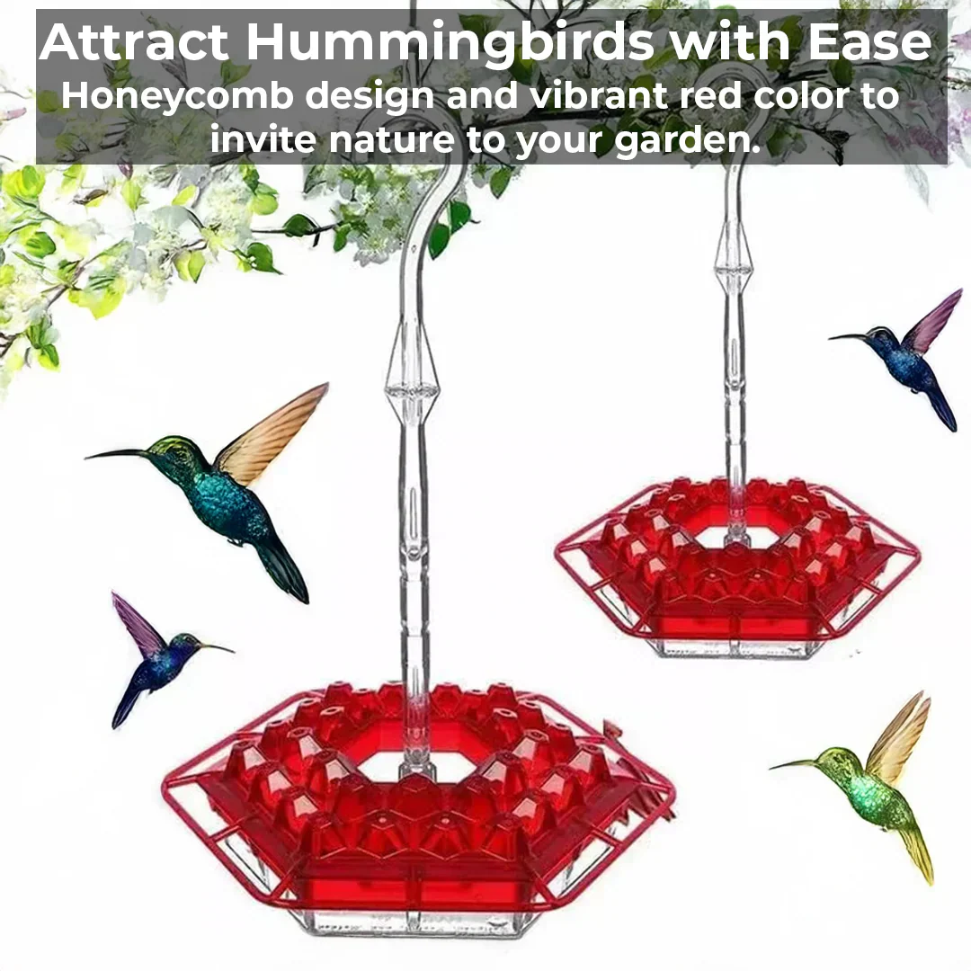 BowLift | Ant-Proof Hummingbird Feeder with 30 Bee-Resistant Ports