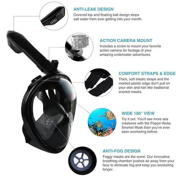 BowLift | Full Face Anti Fog Underwater Scuba Diving Mask 4.9/5