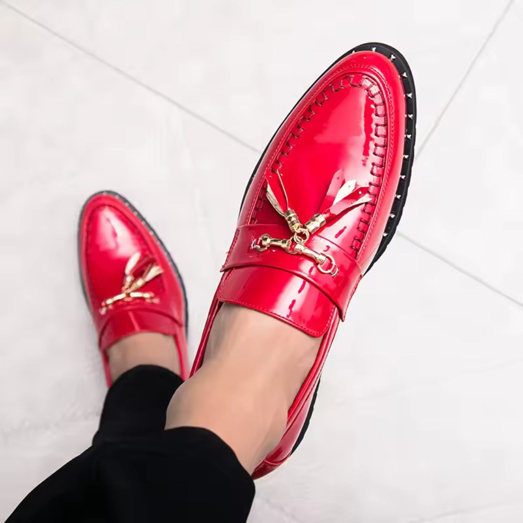 Tassel Loafers with Classic Metal Bit