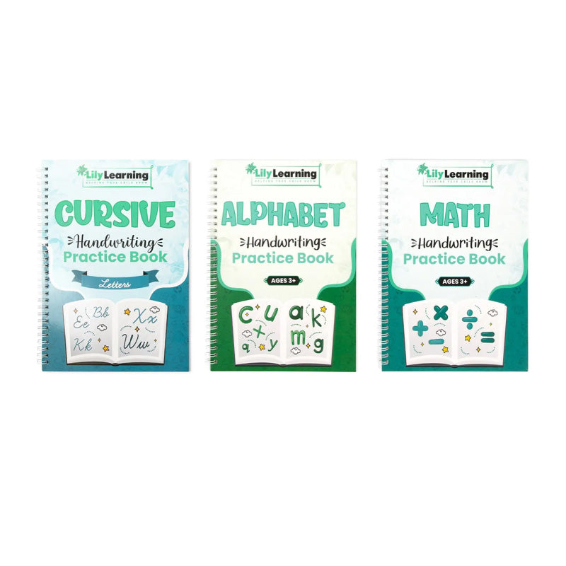 BowLift | Cursive Practice Sentence Reusable Exercise Notebooks for Children