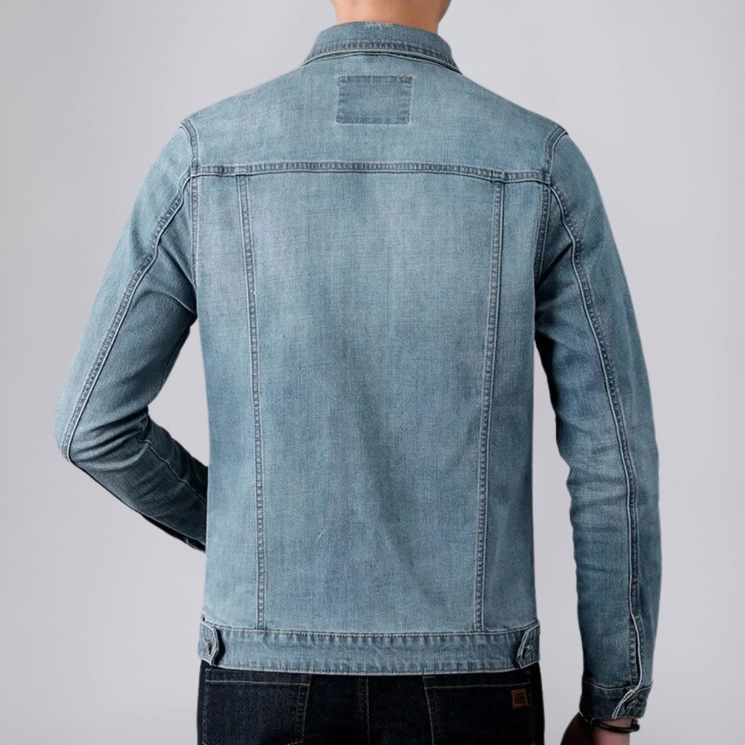 Vintage Denim Jacket with Timeless Appeal