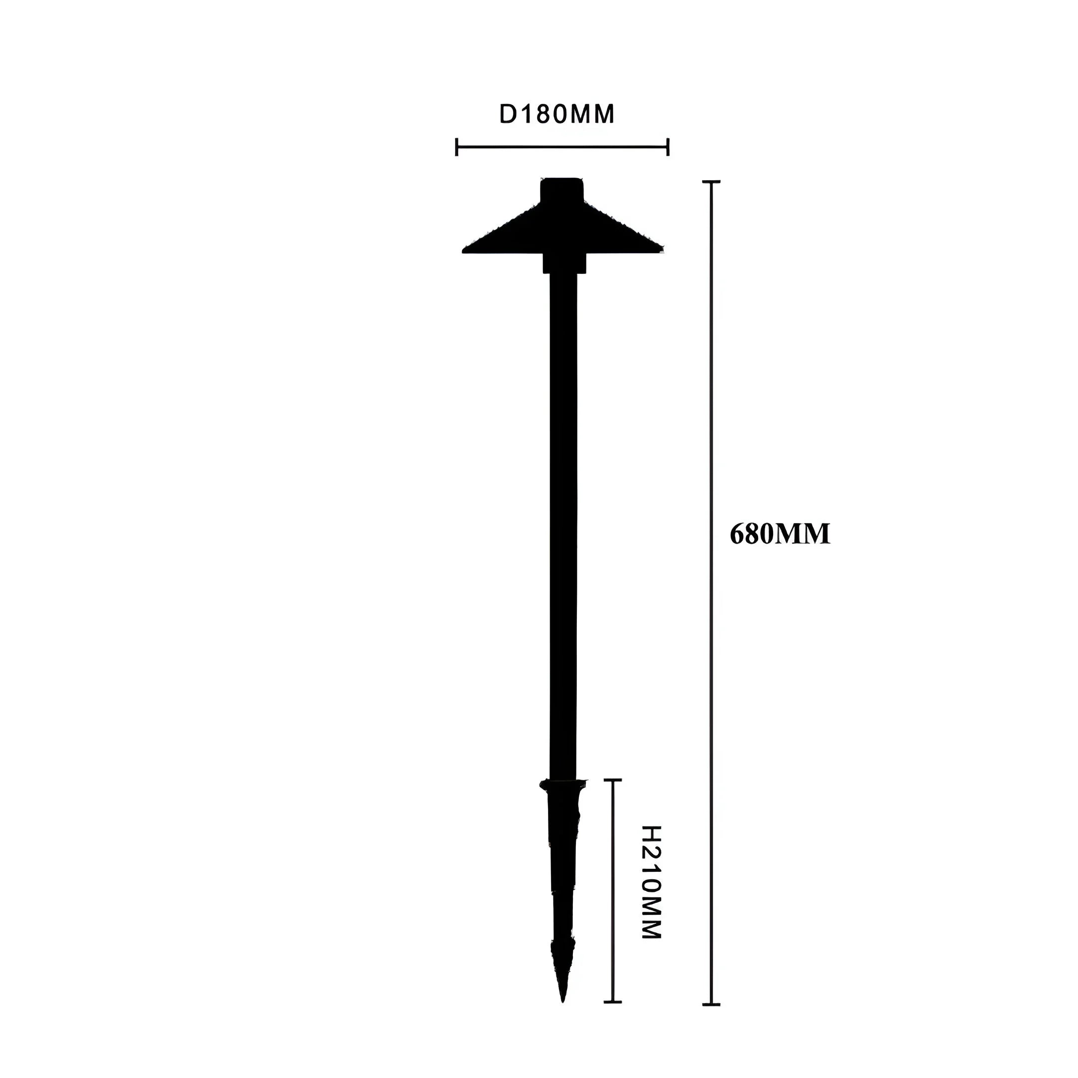LumeEdge – Sleek Aluminum Garden Light