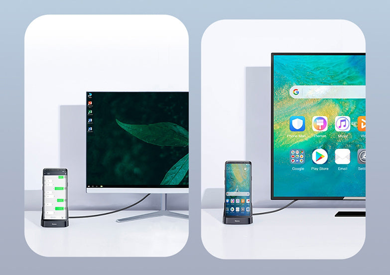 BowLift | 7-in-1 USB/Type-C To HDMI HUB Docking Station & Power Adapter