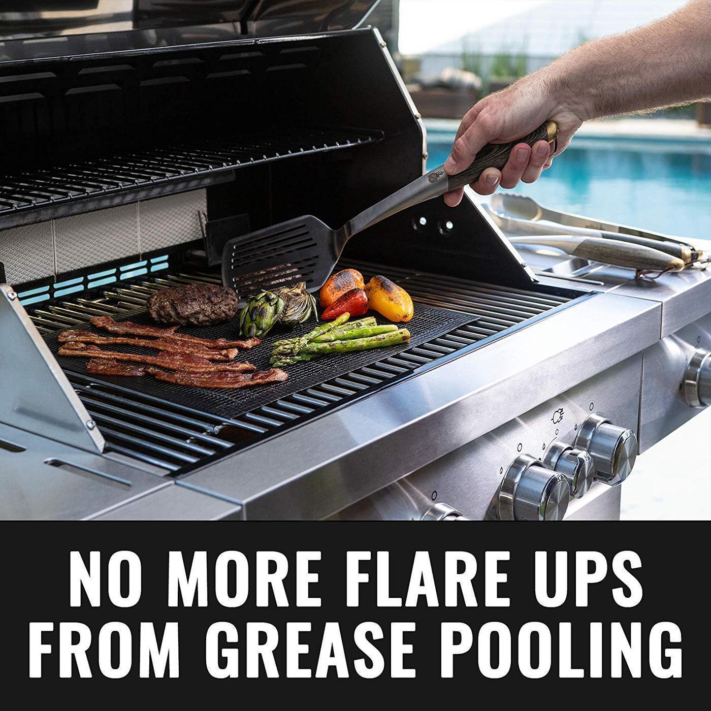 BowLift | Reusable non-stick PTFE fiberglass grill mat