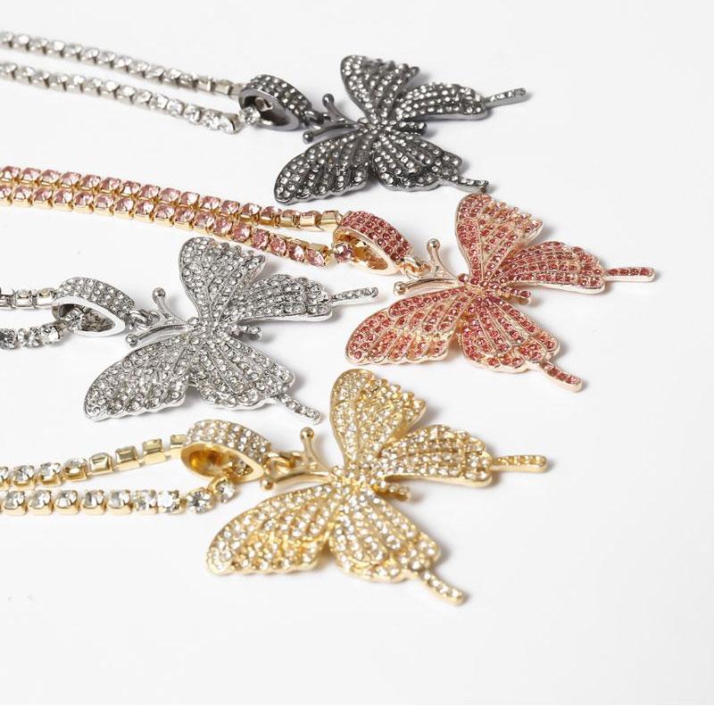 BowLift | Crystal Pave Butterfly Pendant Necklace