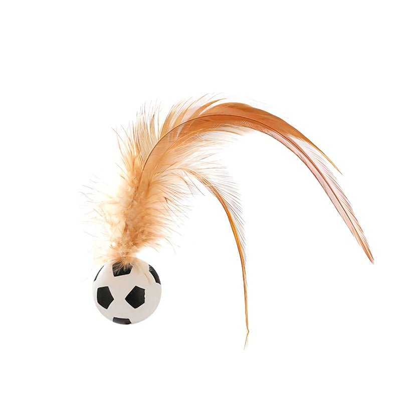 BowLift | Interactive Bouncy Ball for Cats with Feathers