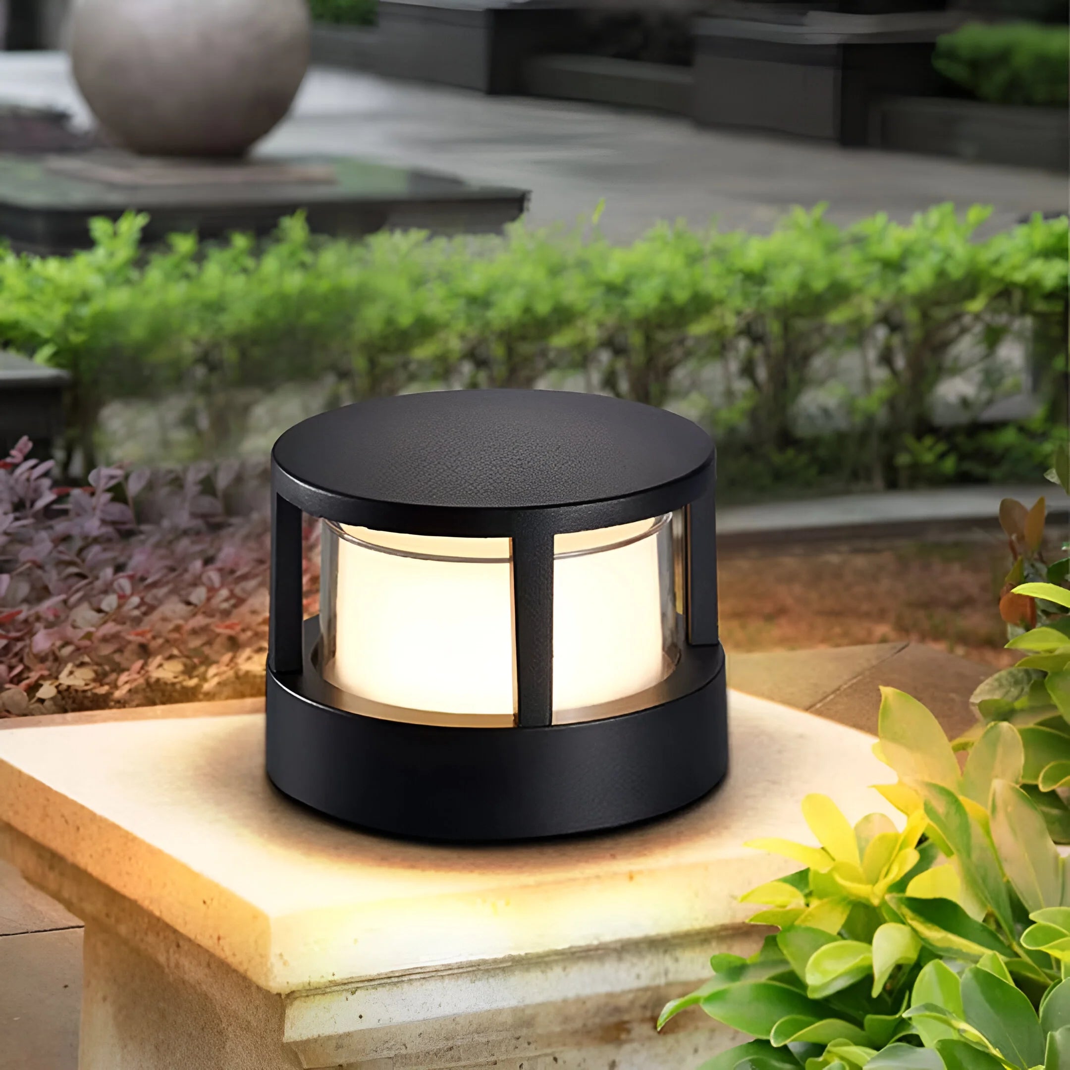 LumePost – Cylindrical Garden Floor Lamp