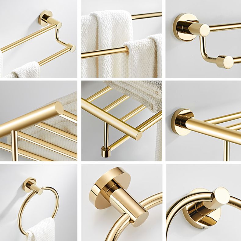 BowLift | 4 Pieces Traditional Bathroom Accessory Set Brass Bathroom Set in Matte Gold