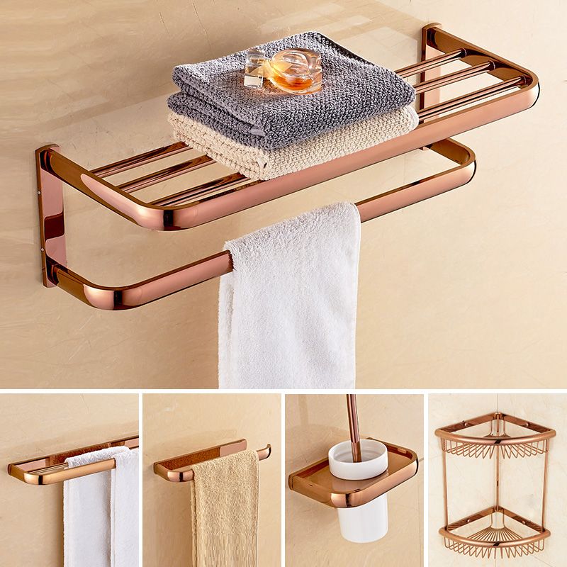 BowLift | 5-piece Vintage Bathroom Accessory Set Brass Bathroom Fittings Set
