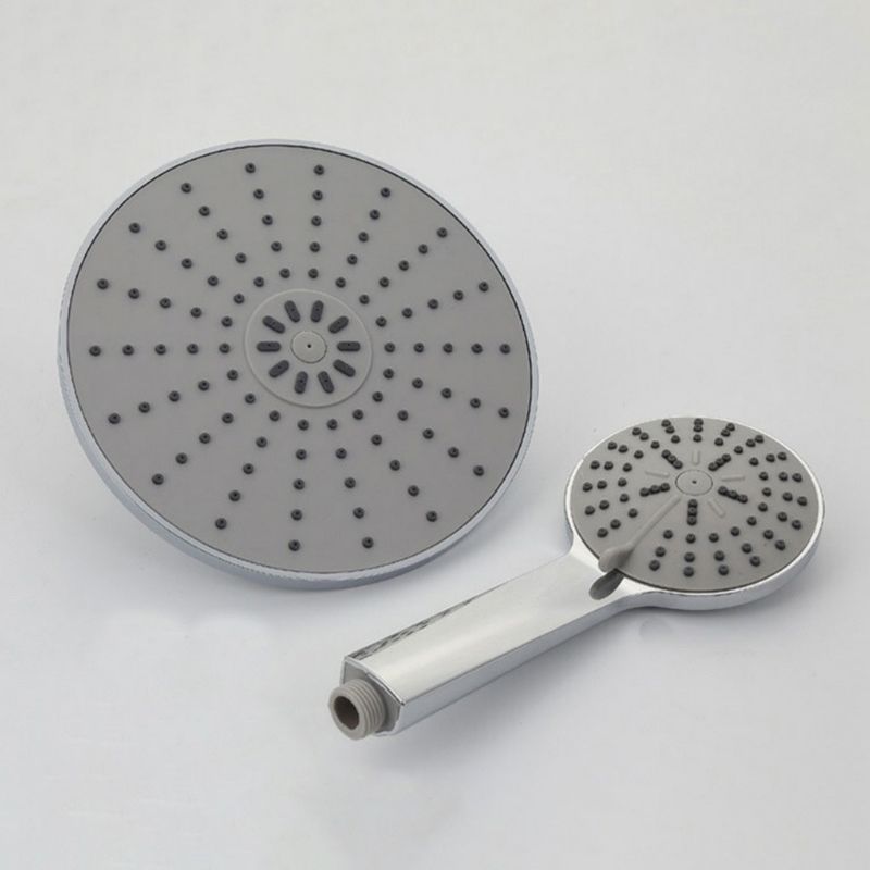 BowLift | Wall Mounted Round Shower Modern Style Metal Double Shower Heads