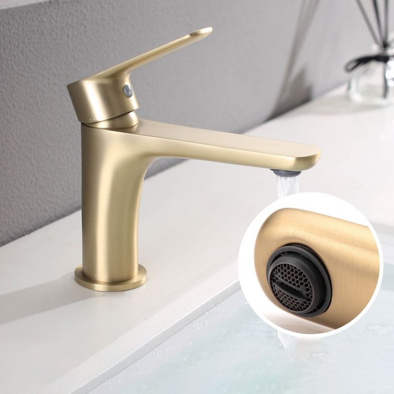 BowLift | Light Luxury Basin Faucet with Lever Handle Single Hole Bathroom Faucet