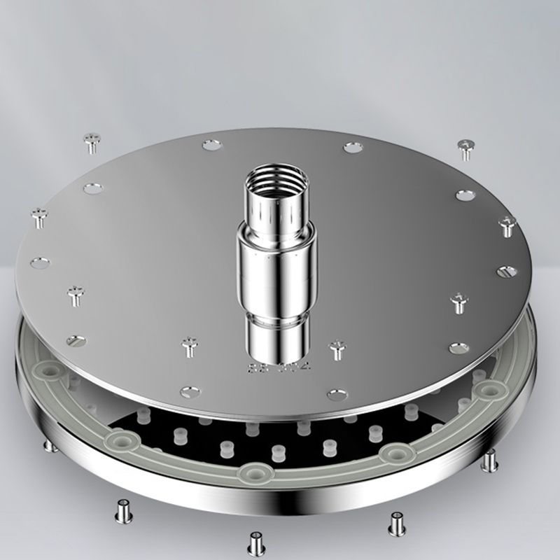 BowLift | Contemporary Showerhead Combination Dual Showerhead Stainless Steel Wall-Mounted Showerhead