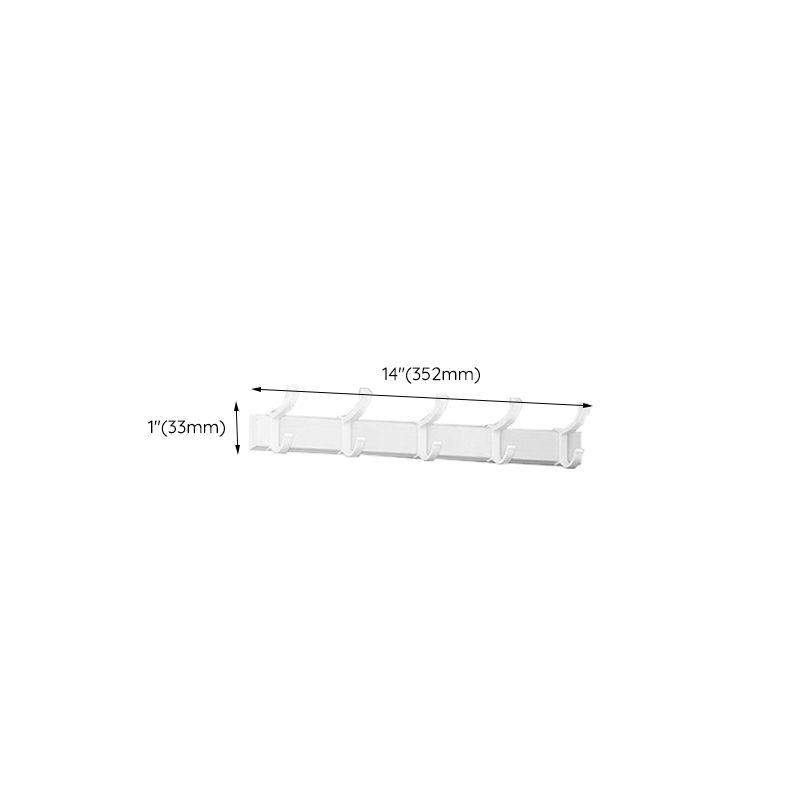 BowLift | White Bathroom Accessory Set Contemporary Aluminum Bathroom Accessory Kit with Towel Holder