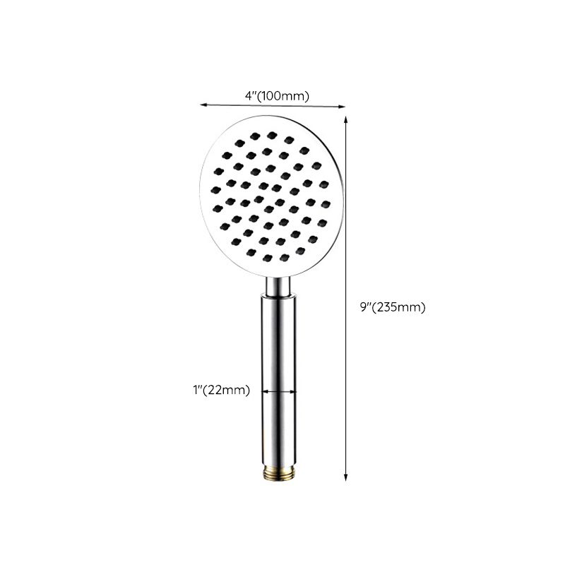 BowLift | Round Shower Head Stainless Steel 3 Sprays Wall Mounted Hand Shower