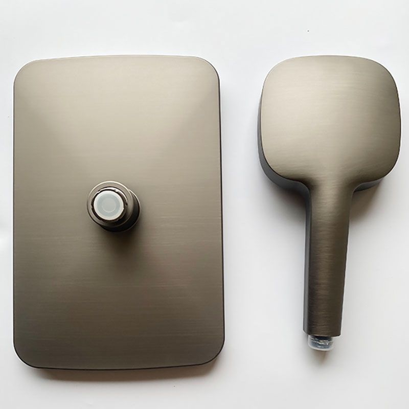 BowLift | Black Large Shower Head Standard Spray Pattern with Hand Shower