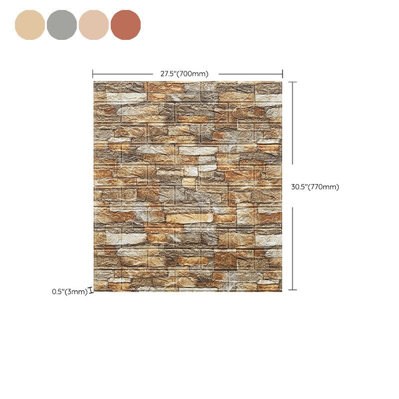 BowLift | Country House Wall Plank 3D Brick Bathroom Living Room Wall Panels Set of 2