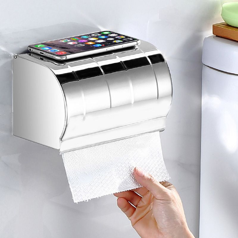 BowLift | Classic Polished Chrome Bathroom Accessory Set Towel Rail/Paper Holder/Bathrobe Hook Included