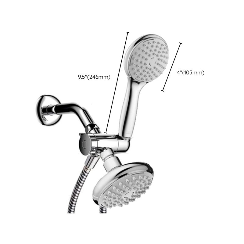 BowLift | Wall-mounted Dual Shower Traditional Round Dual Shower Heads