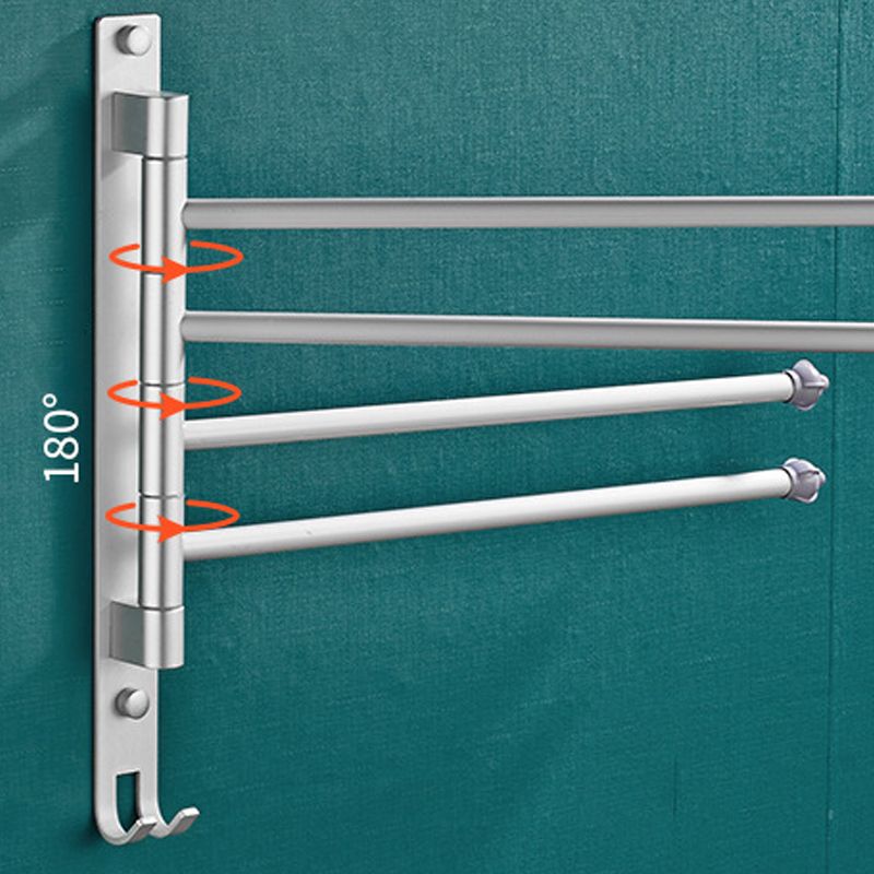 BowLift | 2-piece towel bar made of stainless steel Modern 13.6" B bathroom accessory set
