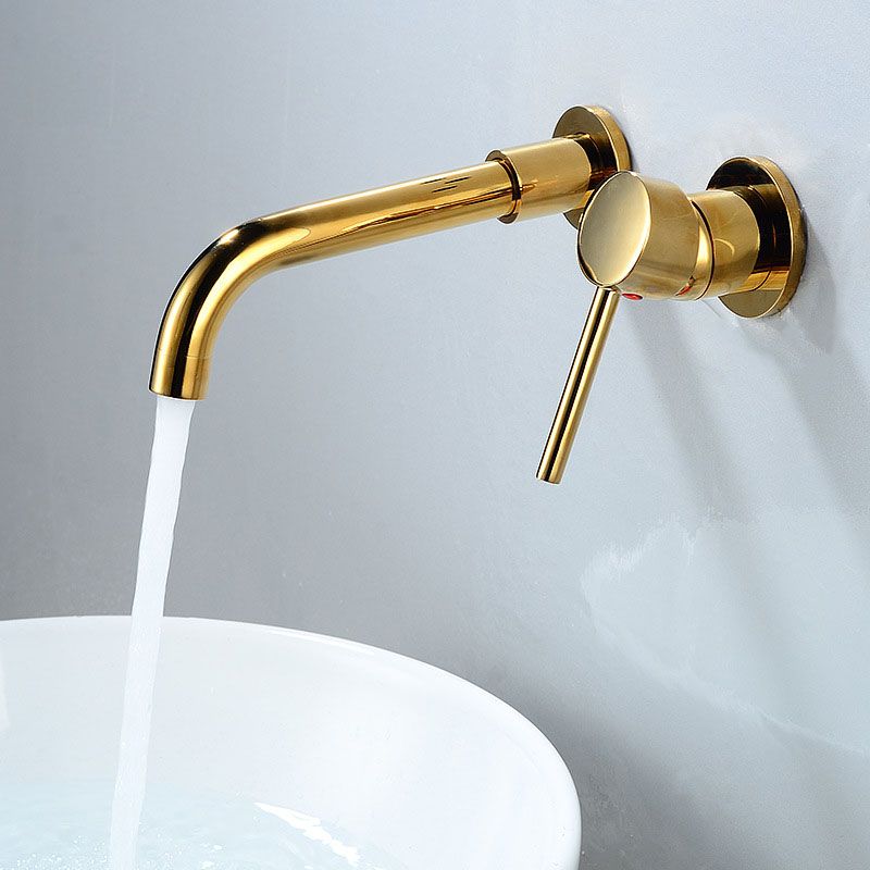 BowLift | Wall mounted metal bathtub faucet single lever swivel bathtub tap trim