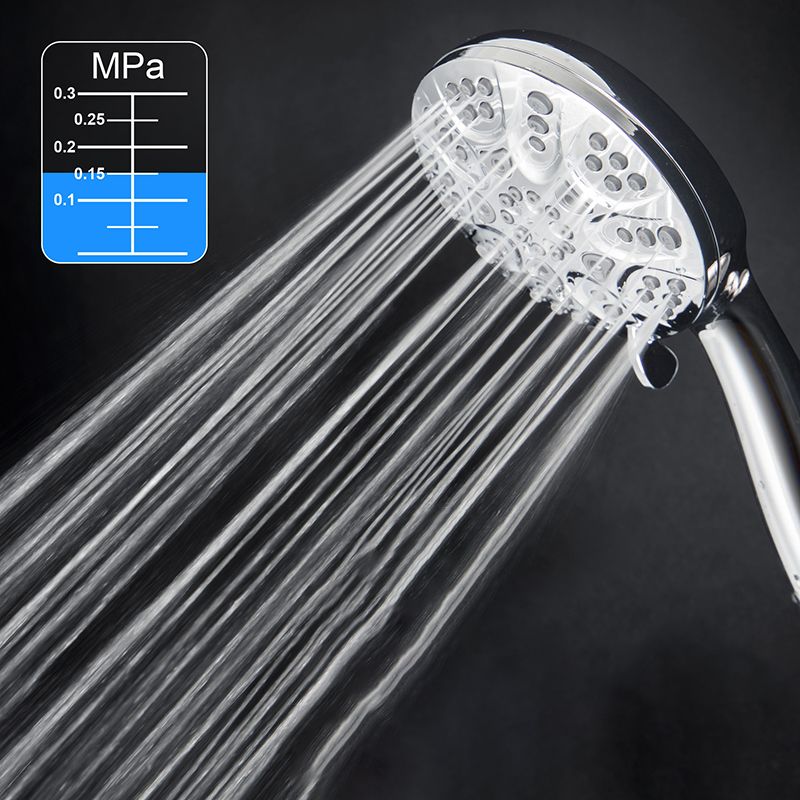 BowLift | Contemporary Shower Combo Dual Shower Head Chrome Ceiling Mounted Round Shower Head